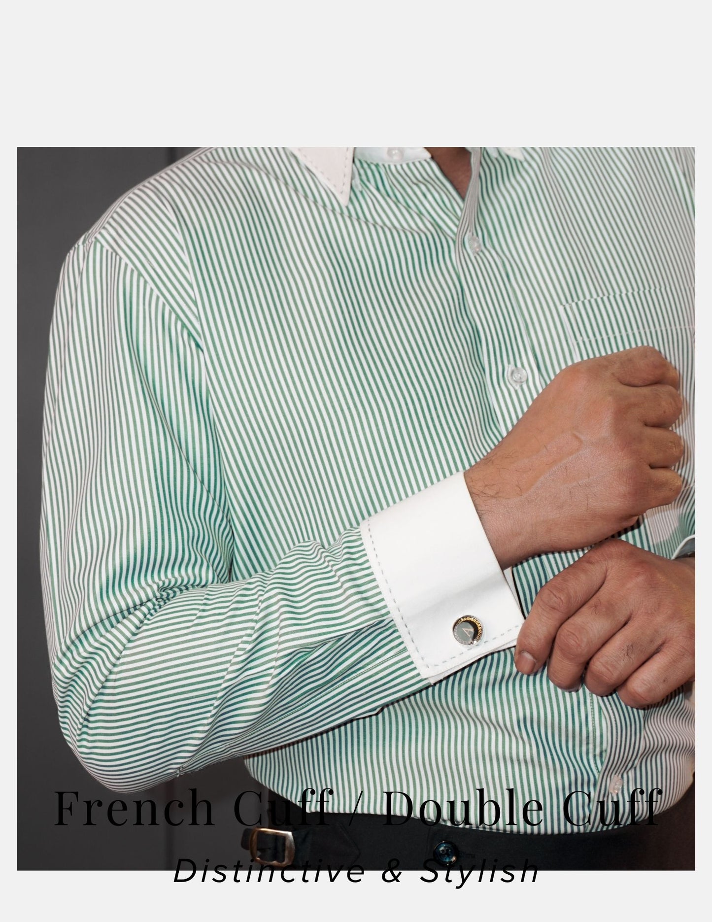 Non Iron Banker Stripes Formal Shirt