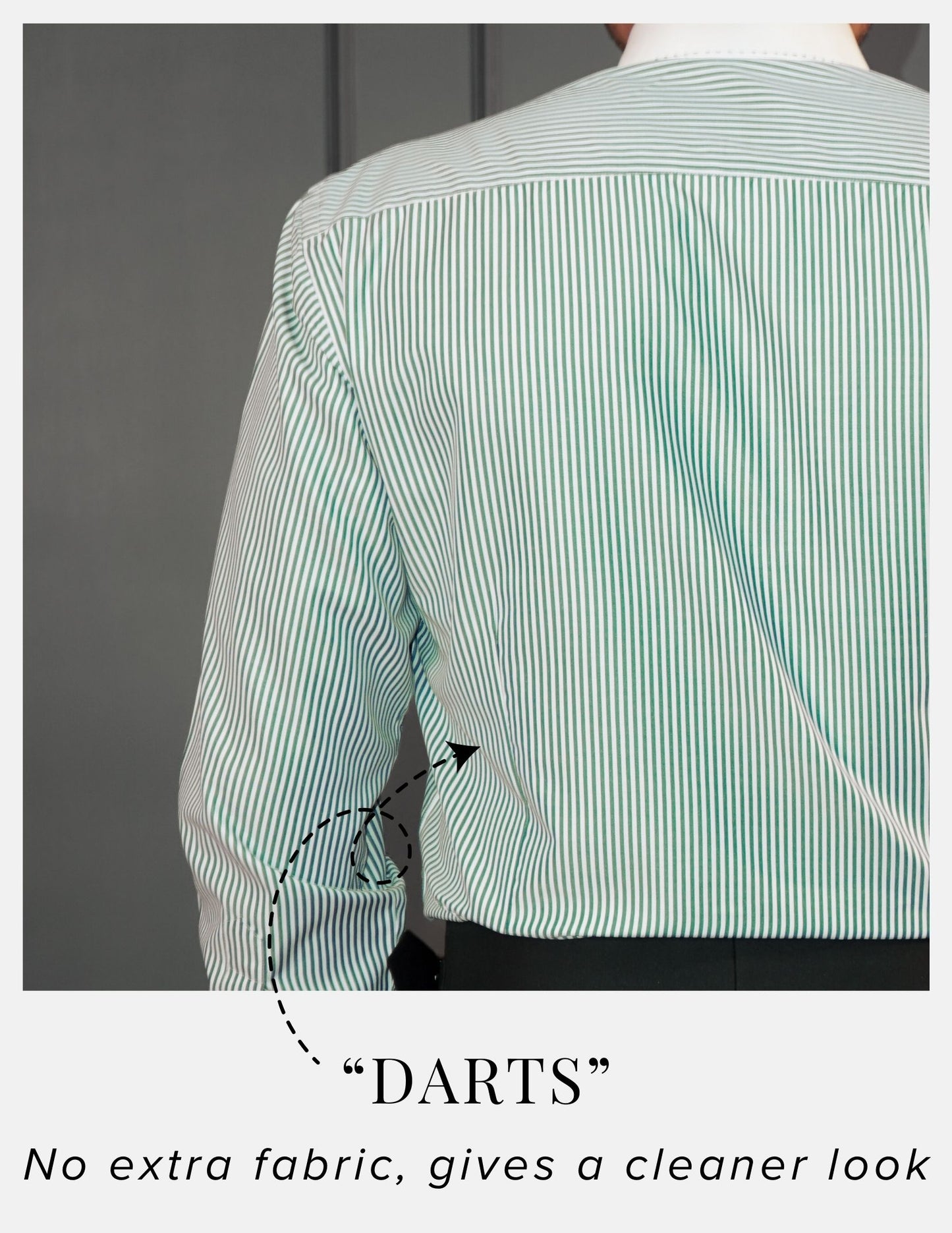Non Iron Banker Stripes Formal Shirt