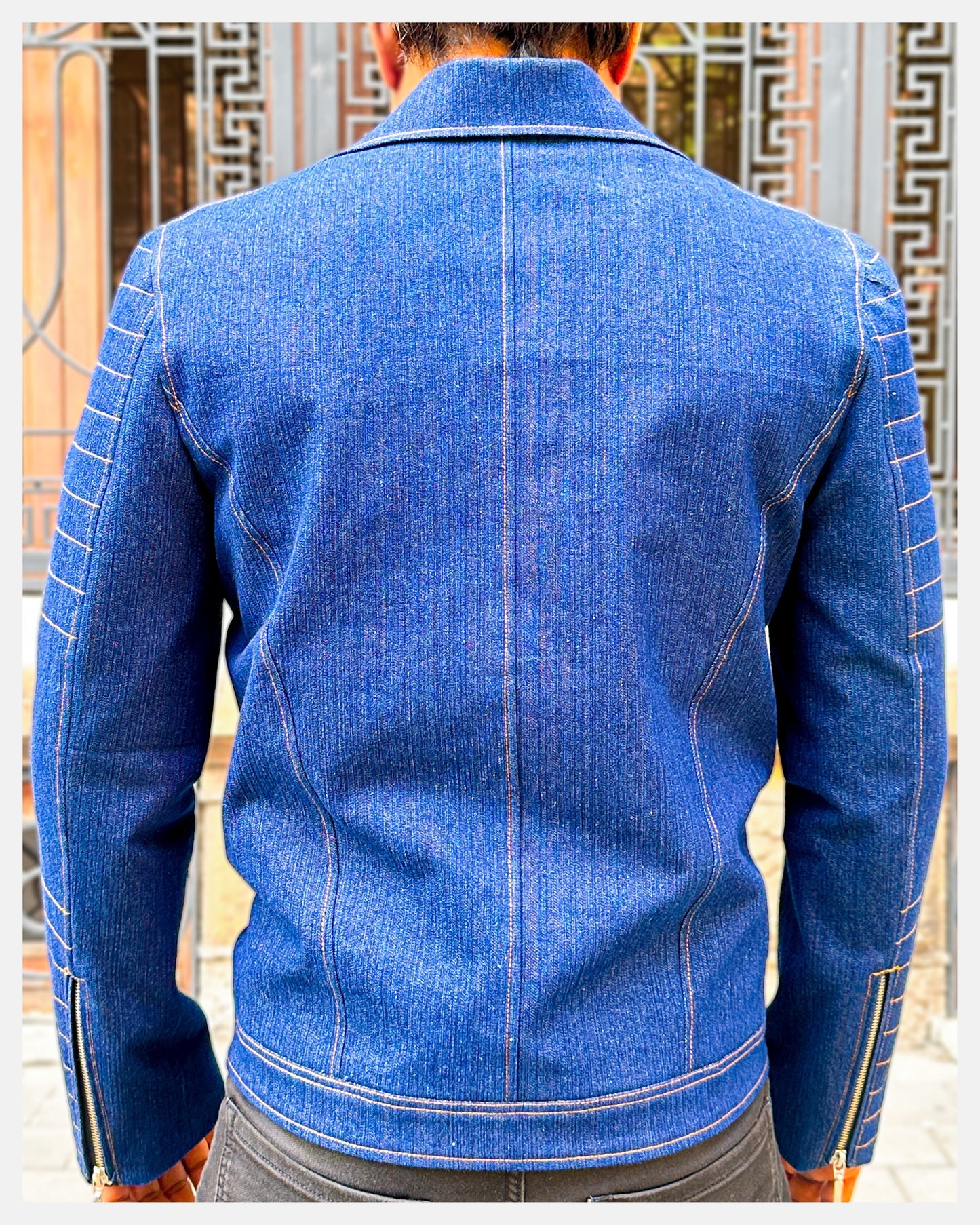 Classic Bikers Denim Jacket