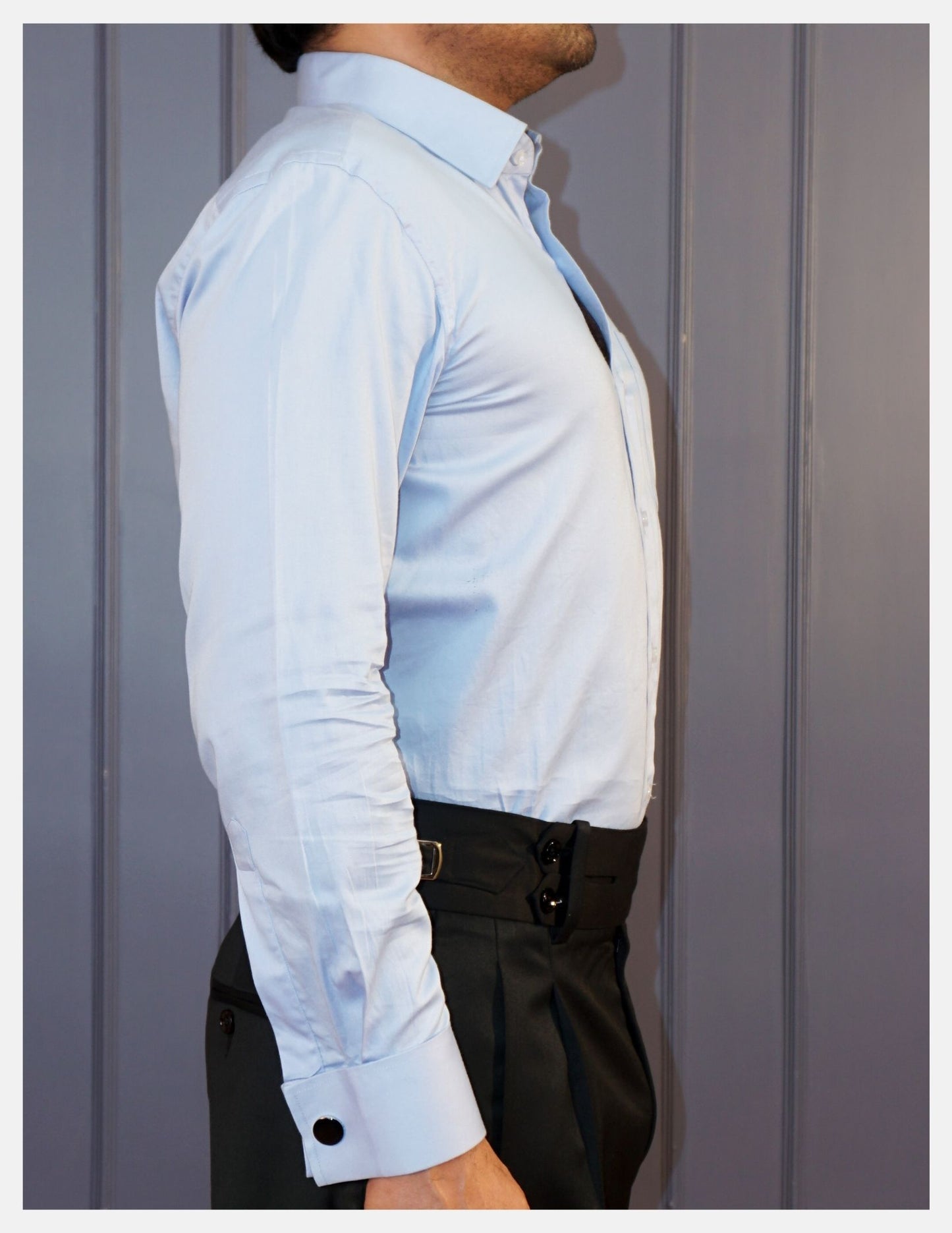 Non Iron Solid Cotton Silk Formal Shirt