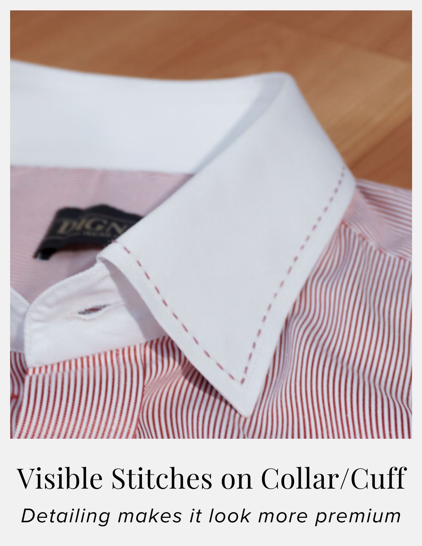 Non Iron Hairline Stripes Formal Shirt