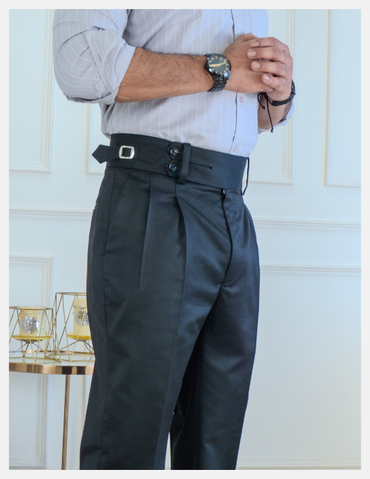 Italian Style Split Double Button With Side Adjusters