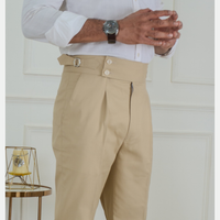 Italian Style Double Button With Side Adjusters