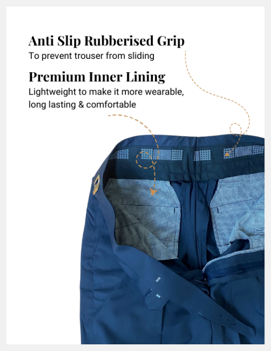 Italian Style Gurkha Trousers With Side Fastening