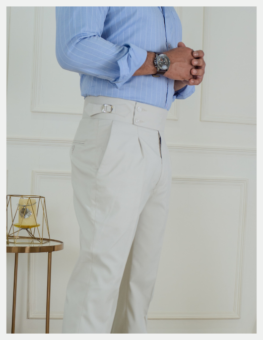 Italian Style Double Button With Side Adjusters