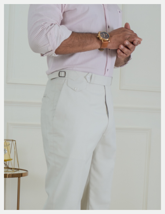 Italian Style Single Button With Side Adjusters