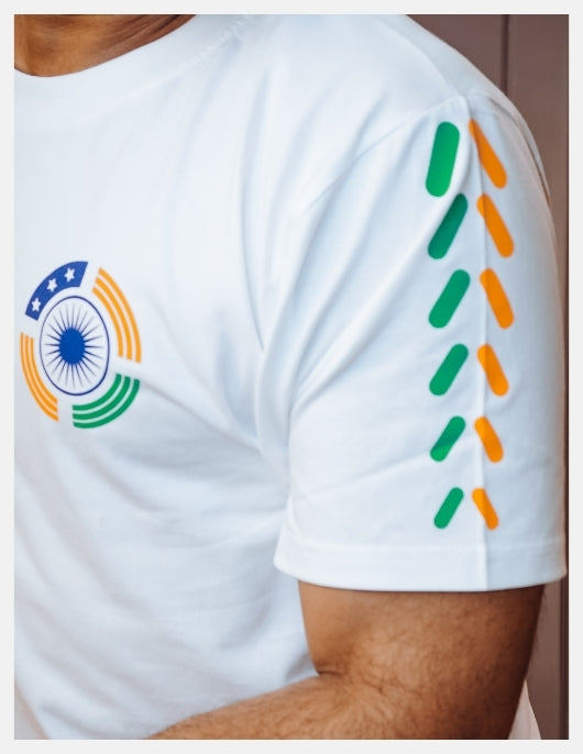 "Shield Of Bharat" Printed T-Shirt