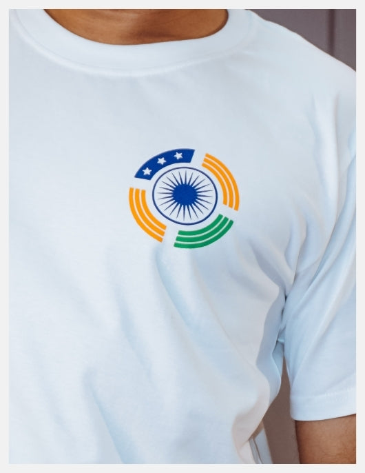 "Shield Of Bharat" Printed T-Shirt