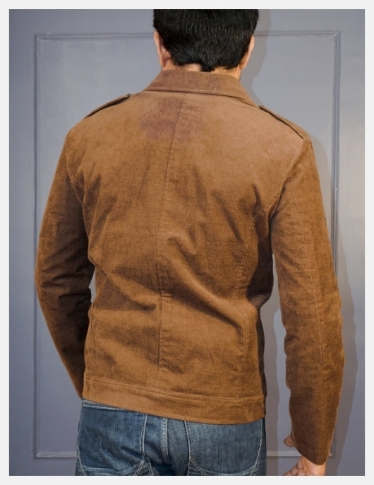 Corduroy Jacket with Lapels