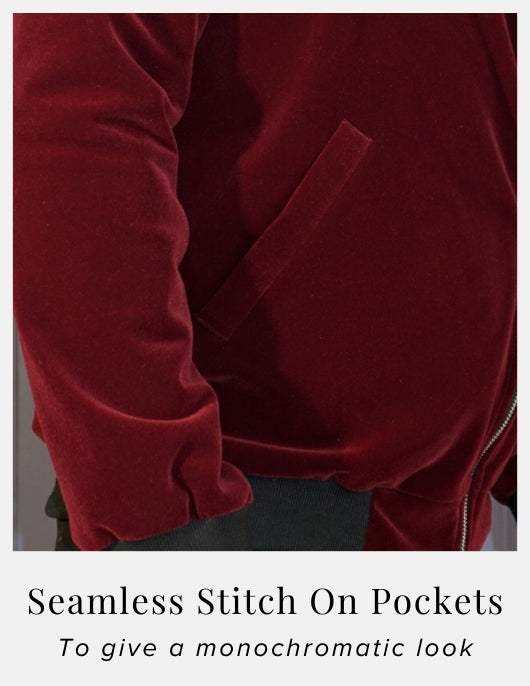 Velvet Bomber Jacket