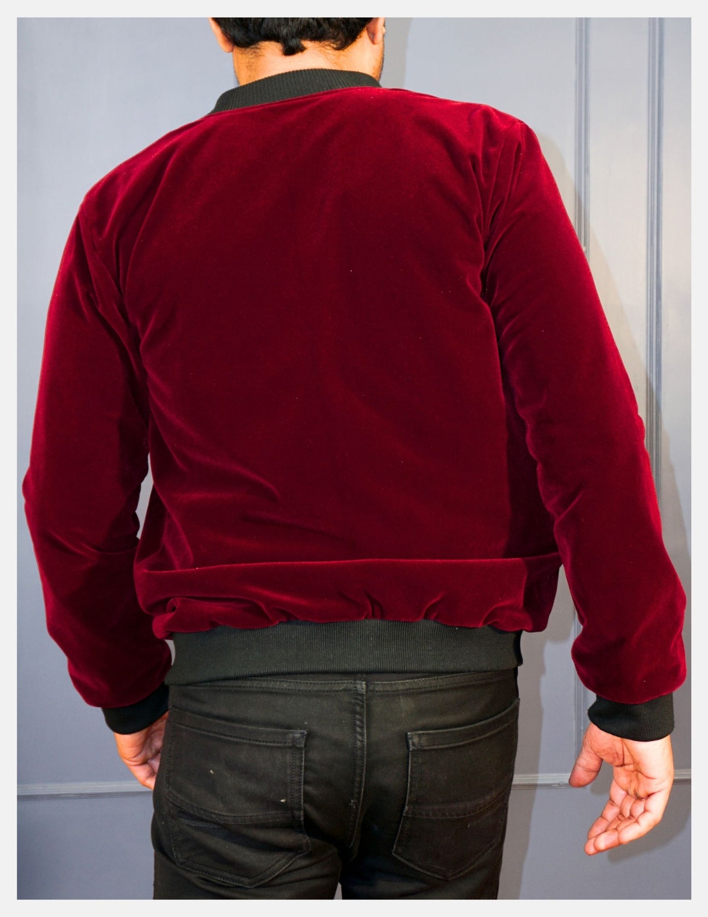 Velvet Bomber Jacket