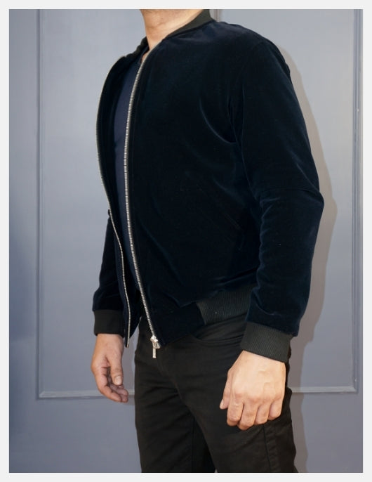 Velvet Bomber Jacket