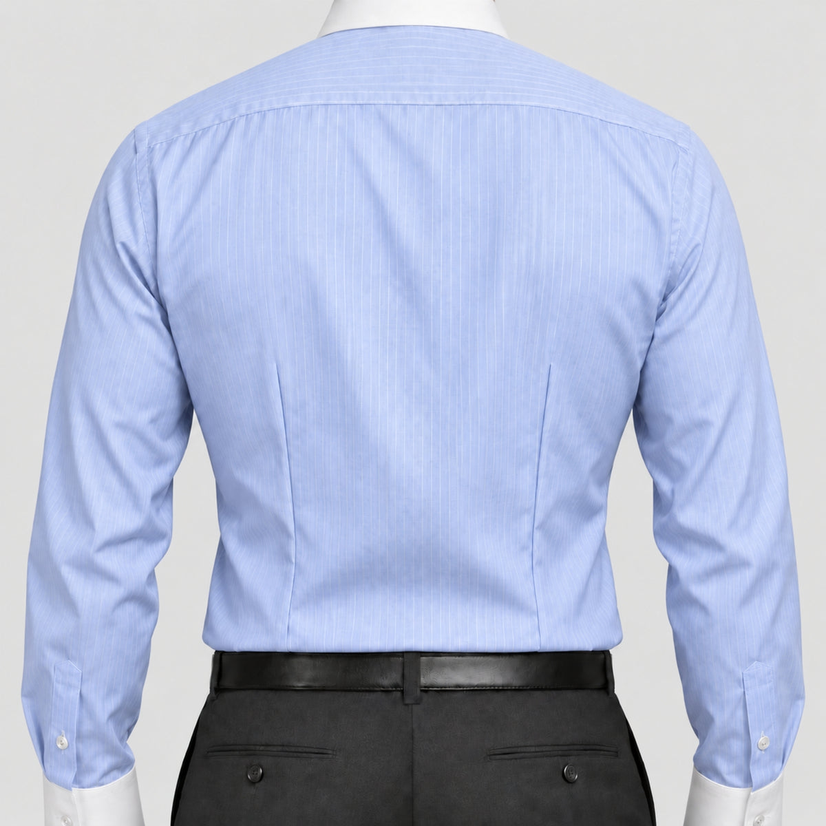 Blue Banker Stripe Shirt