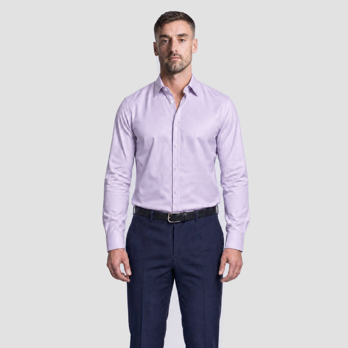 Lavender Solid Shirt