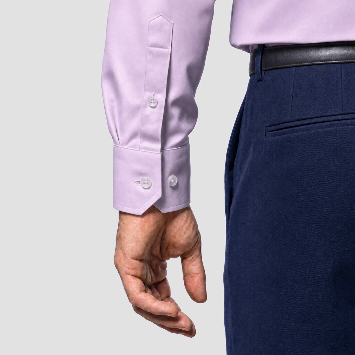 Lavender Solid Shirt
