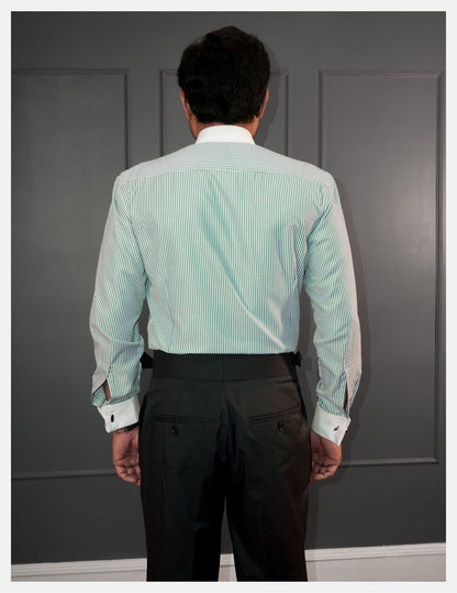 Non Iron Banker Stripes Formal Shirt