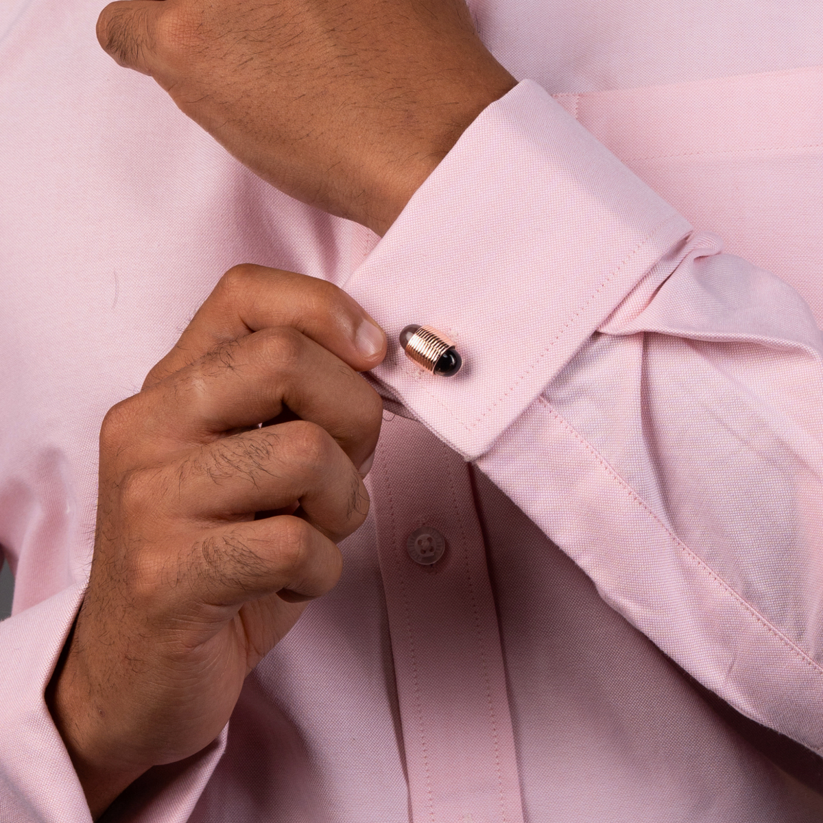 Light Pink Premium Luxury Cotton Oxford Formal Shirt for Men – French Cuffs