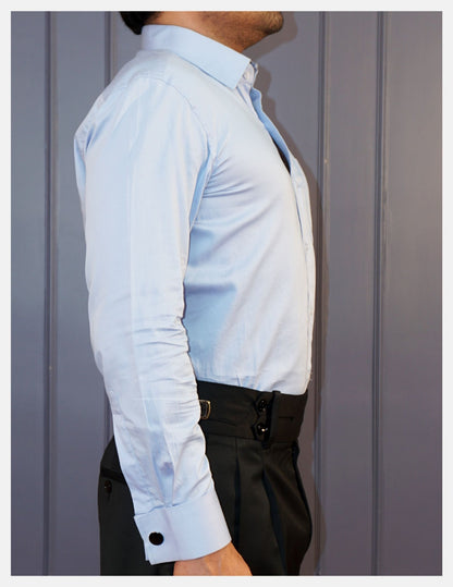 Non Iron Solid Cotton Silk Formal Shirt