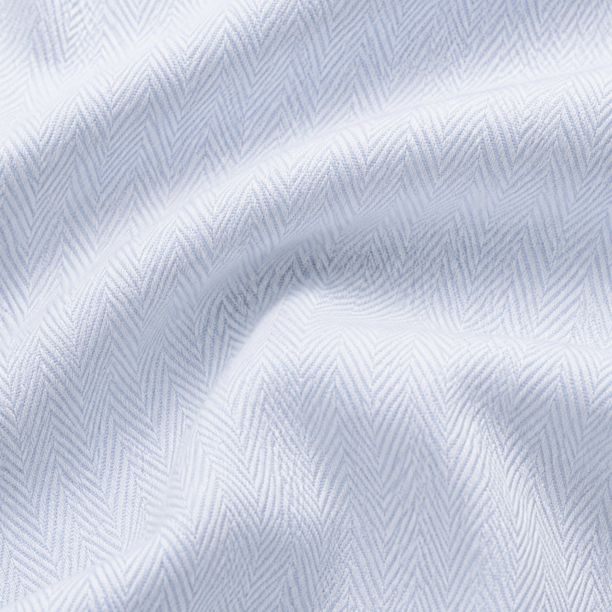 White Herringbone Weave Shirt