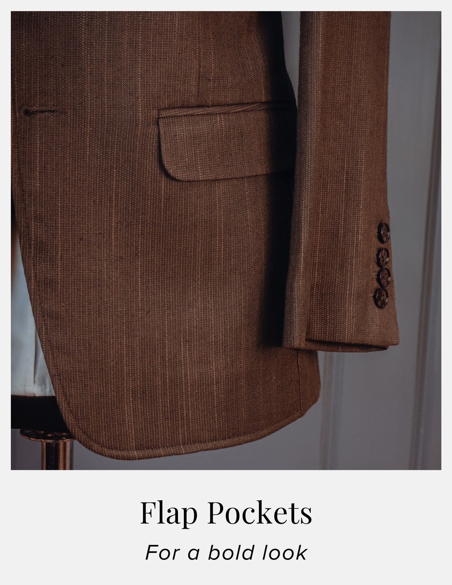 Single Breasted Double Button Khadi Suit