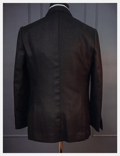 Single Breasted Double Button Suit with Patch Pockets