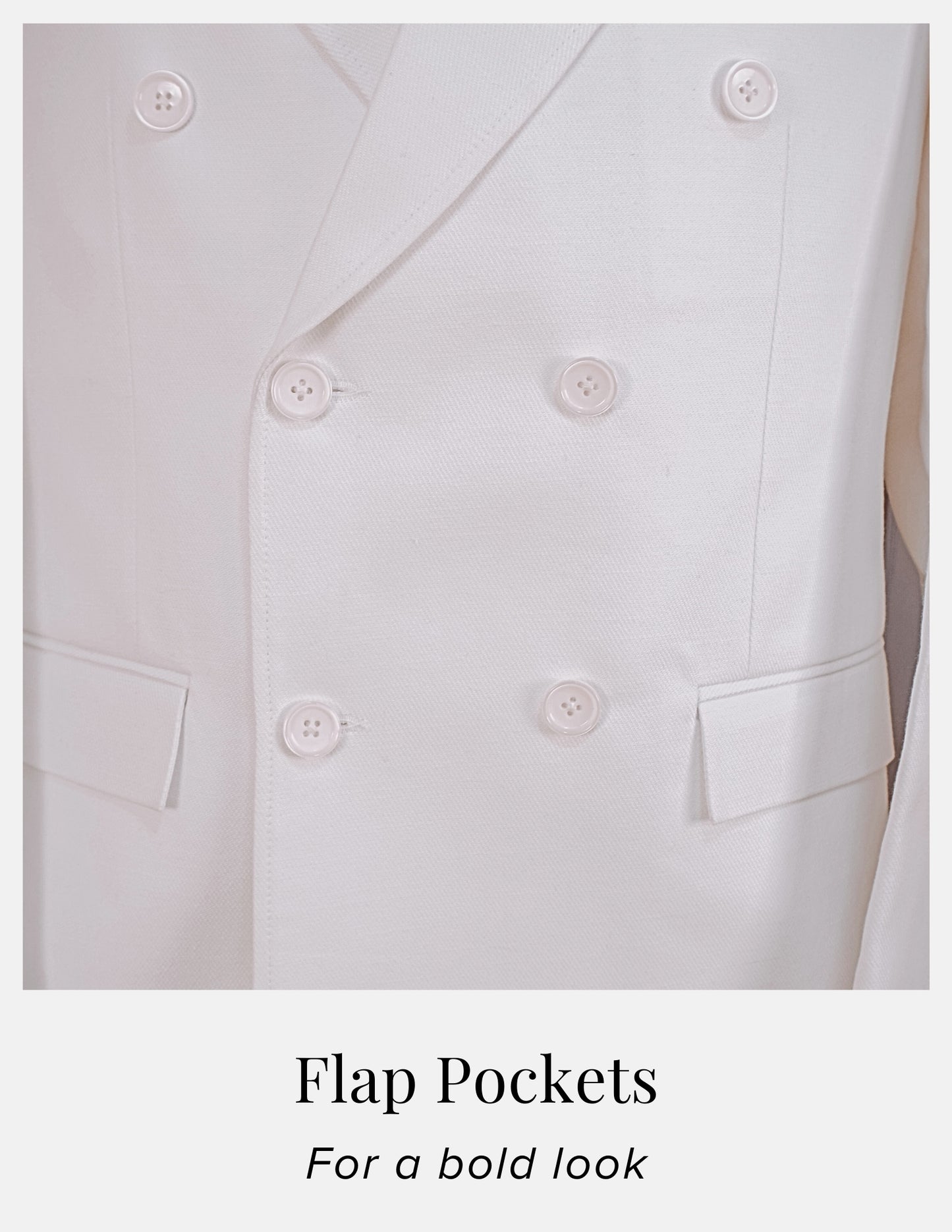 Double Breasted Premium Khadi Suit