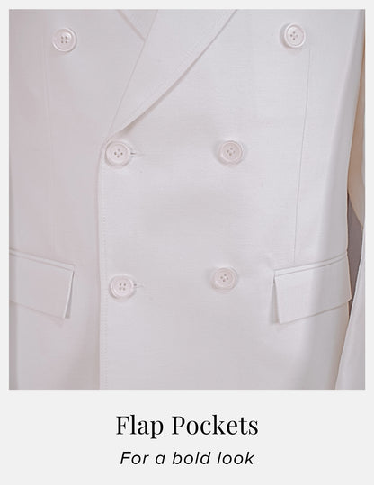 Double Breasted Premium Khadi Suit