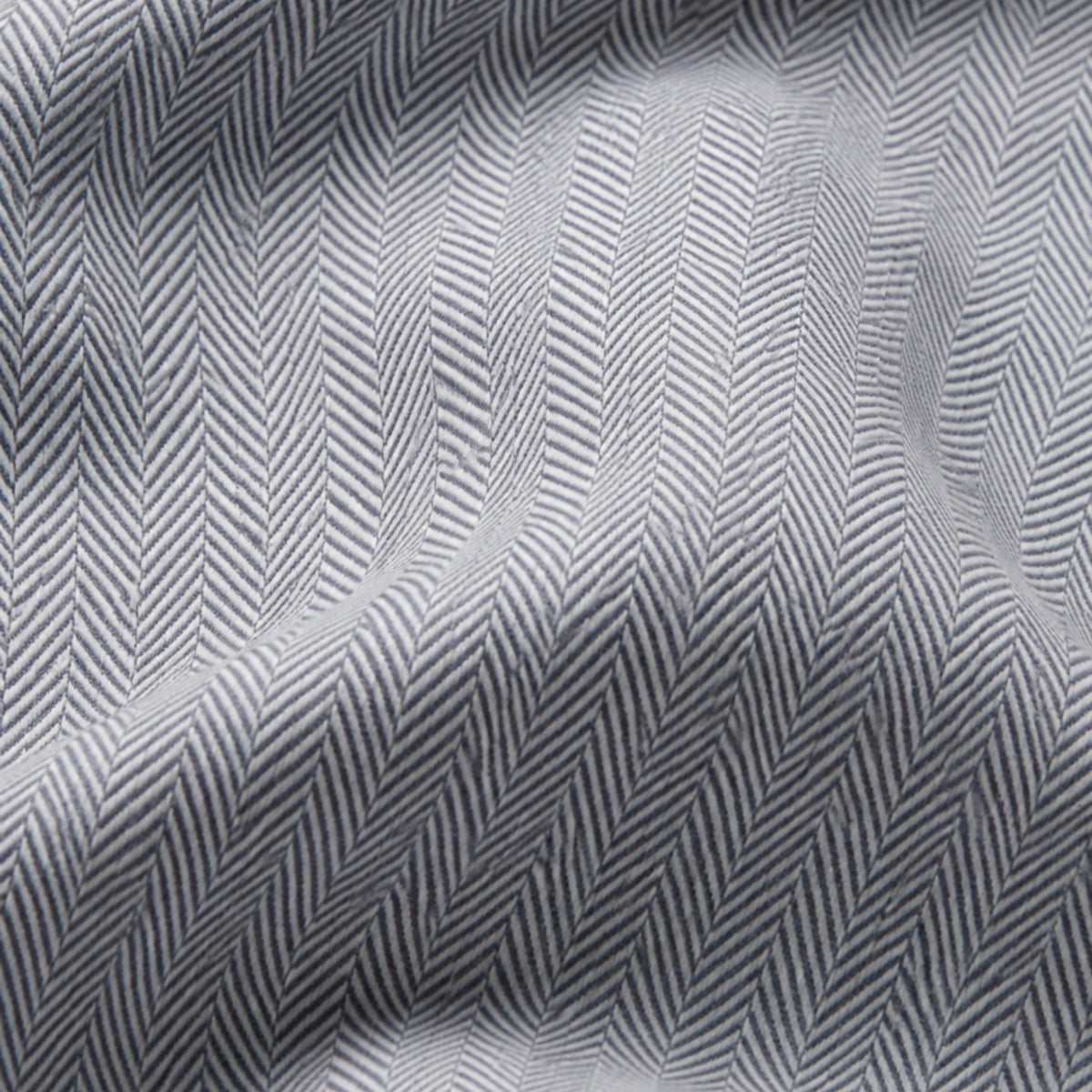 Grey Herringbone Weave Shirt