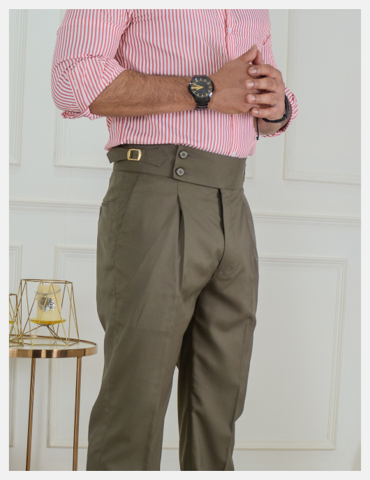 Italian Style Double Button With Side Adjusters