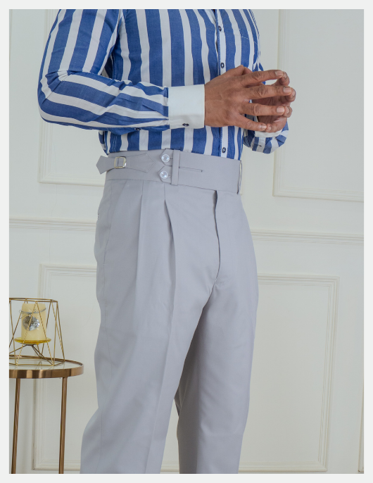 Italian Style Split Double Button With Side Adjusters