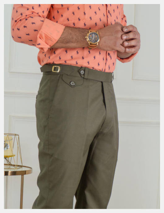 Italian Style Single Button With Side Adjusters