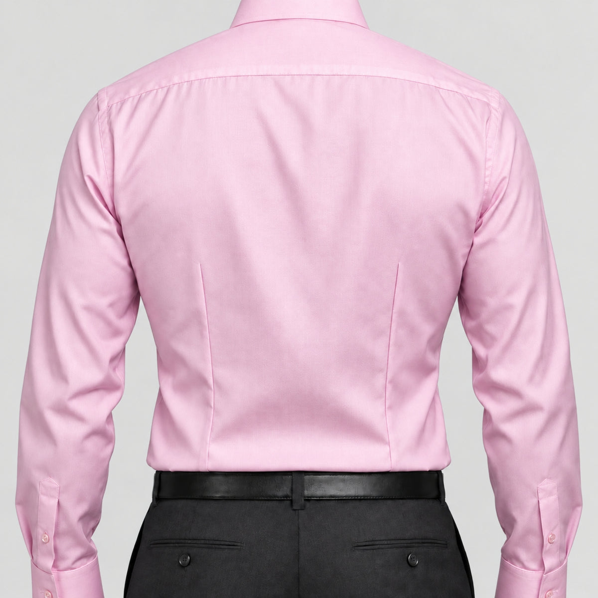 Pink Herringbone Weave Shirt