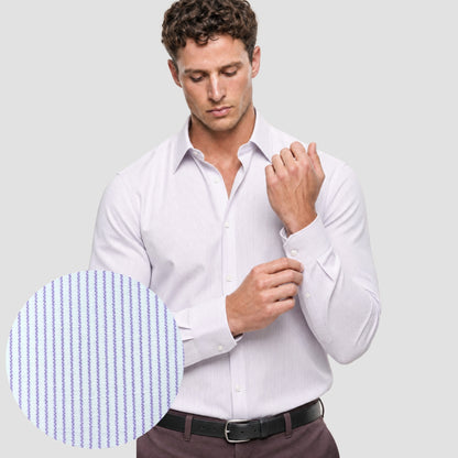 Lavender Pinstripe Shirt