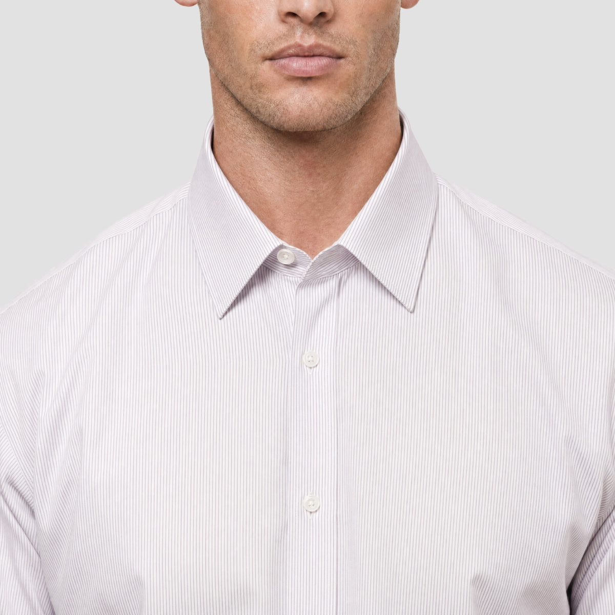 Lavender Pinstripe Shirt