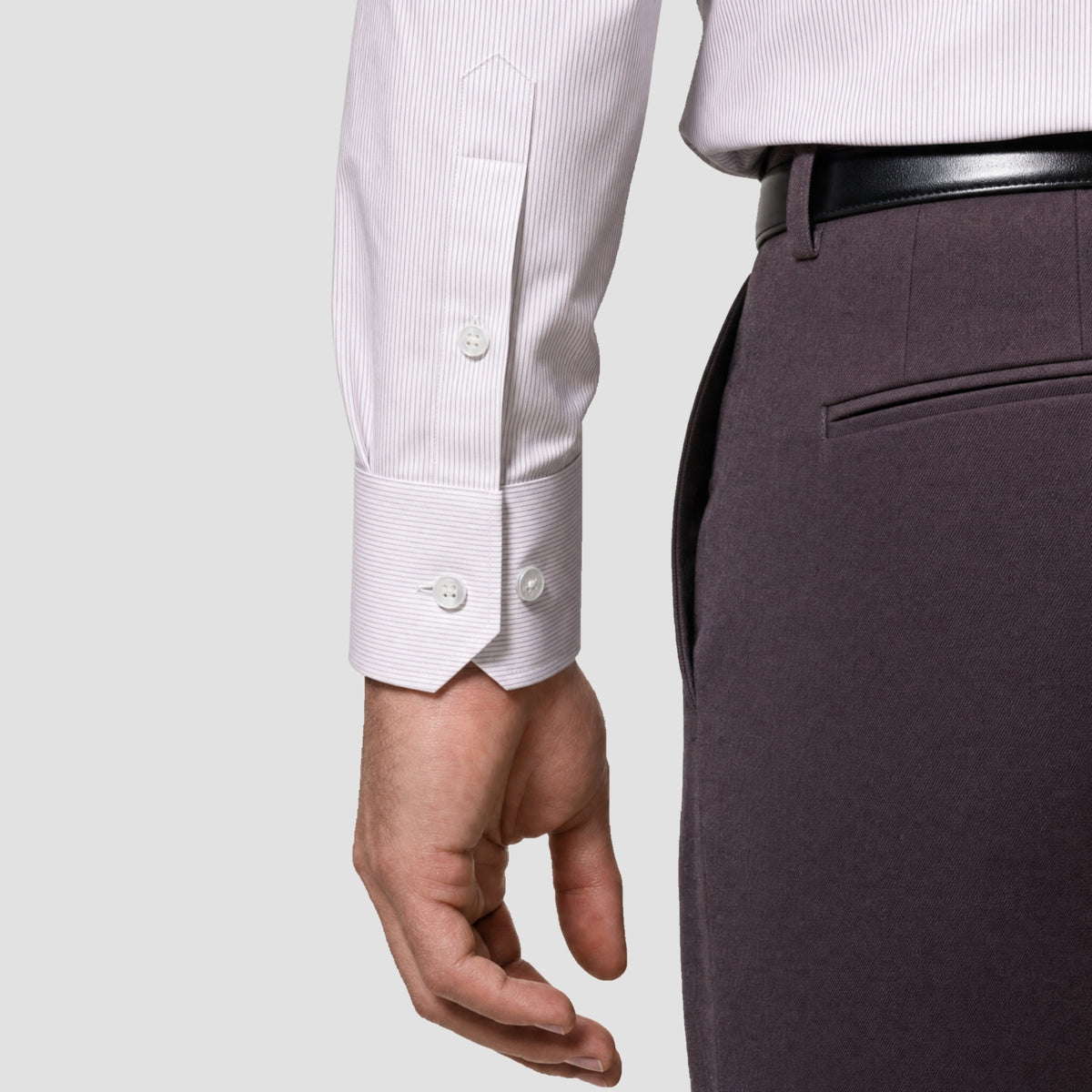 Lavender Pinstripe Shirt