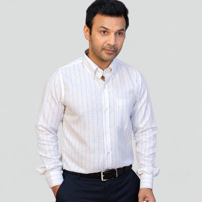 Black Chalk Stripe Shirt