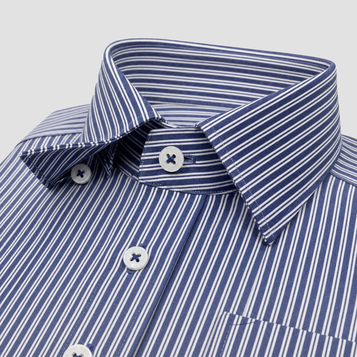 Royal Blue Stripe Shirt