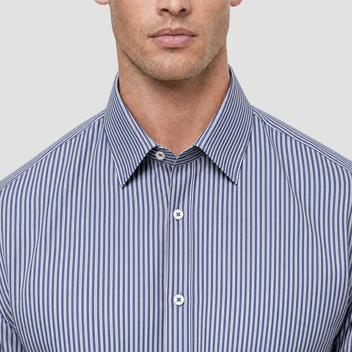 Royal Blue Stripe Shirt