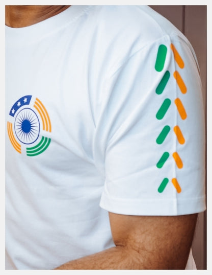 "Shield Of Bharat" Printed T-Shirt