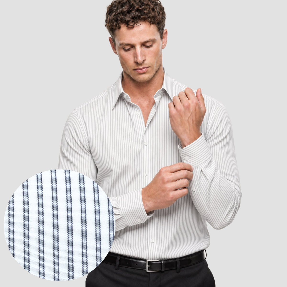 Grey Stripe Shirt