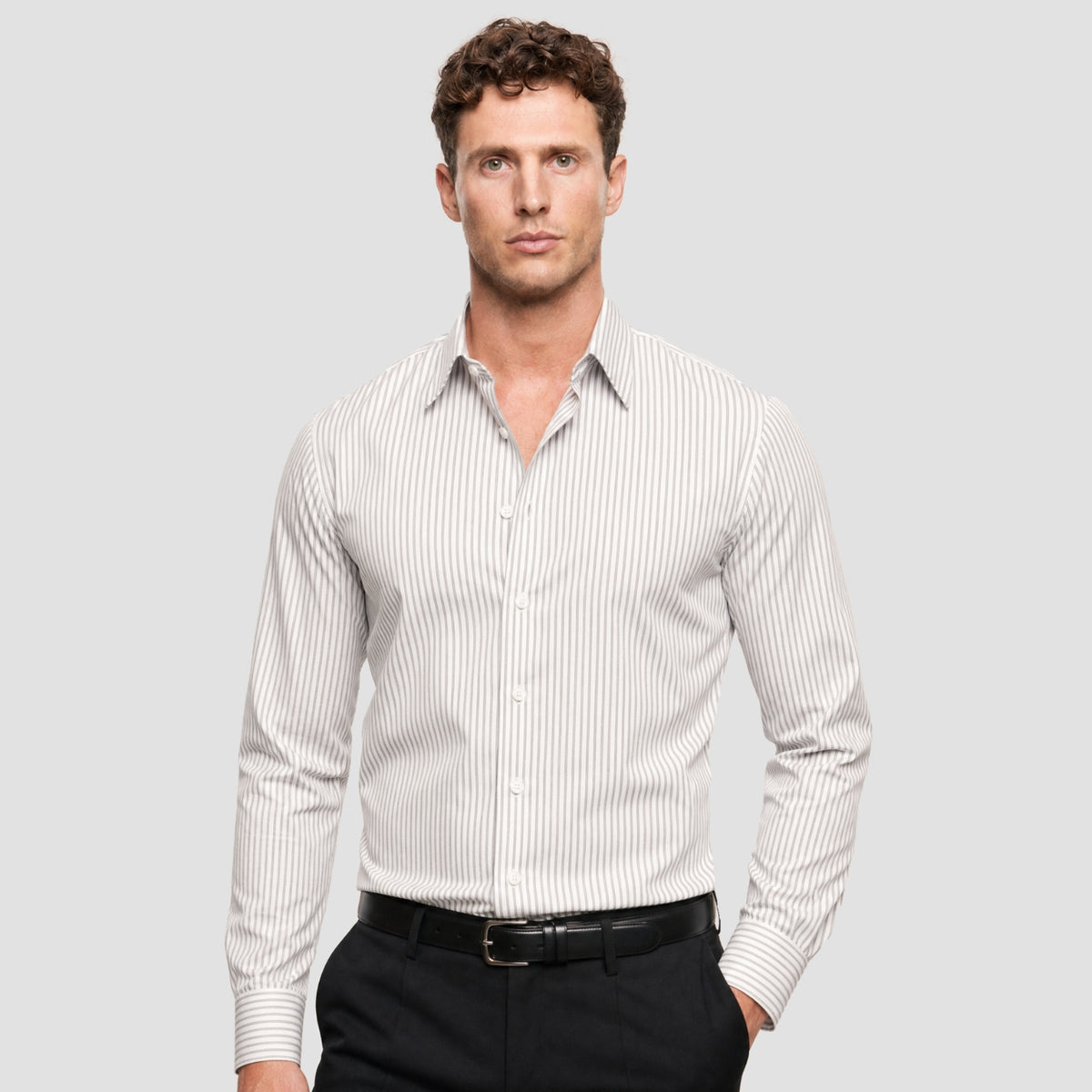 Grey Stripe Shirt