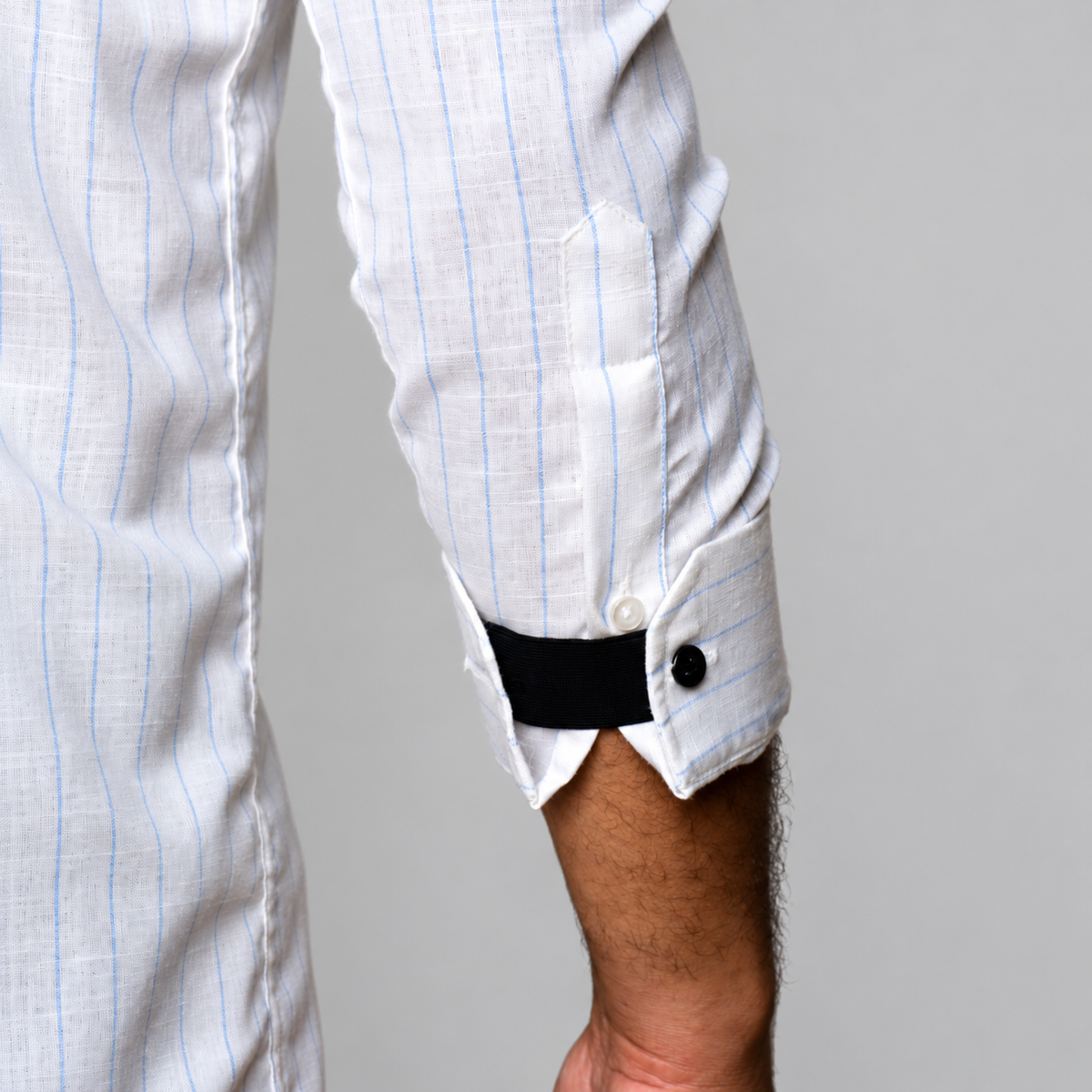 Blue Chalk Stripe Shirt