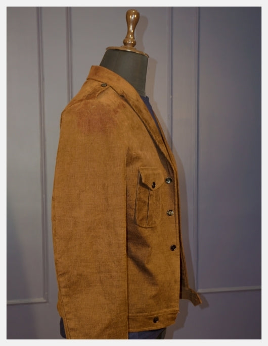 Corduroy Jacket with Lapels