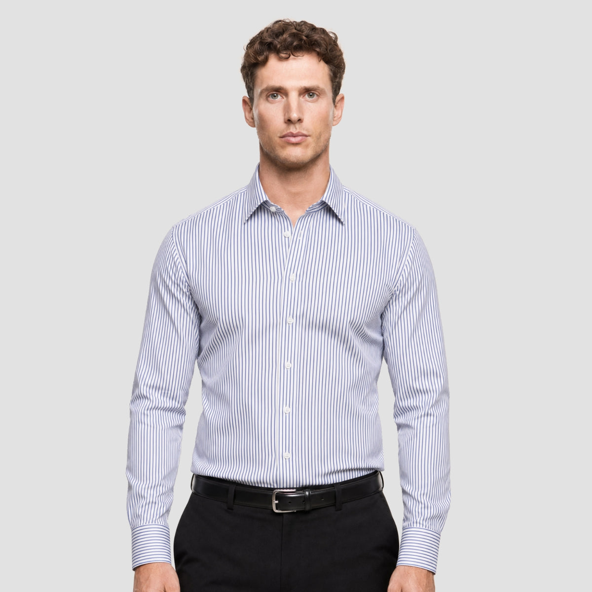 Light Blue Stripe Shirt