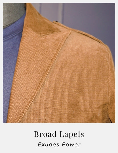 Corduroy Jacket with Lapels
