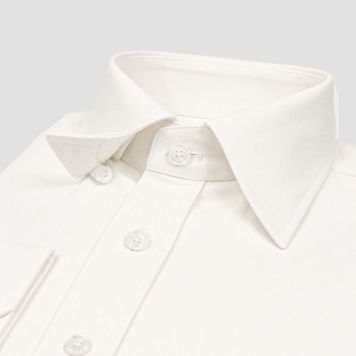 Off-White Solid Shirt