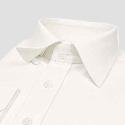 Off-White Solid Shirt
