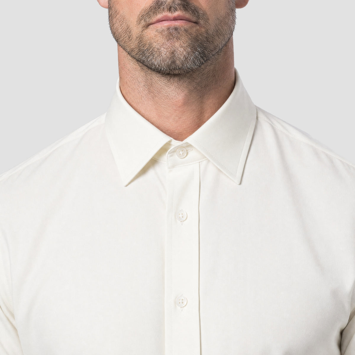 Off-White Solid Shirt