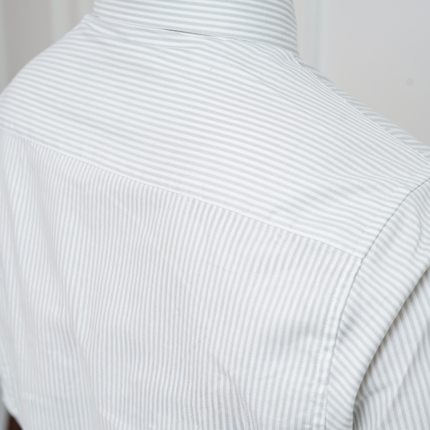 Grey Striped Premium Luxury Giza Cotton - French Cuff