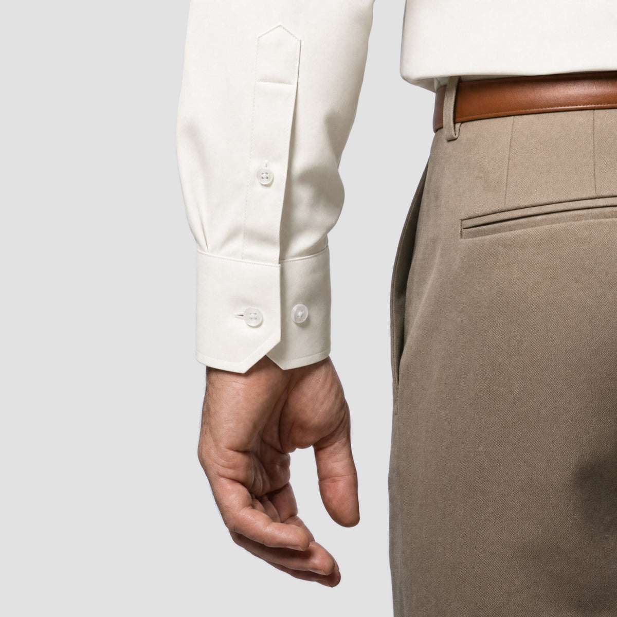 Off-White Solid Shirt